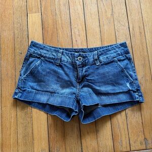 american eagle lowrise y2k shorts